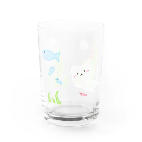 みみねことうさぎの水中探索 Water Glass