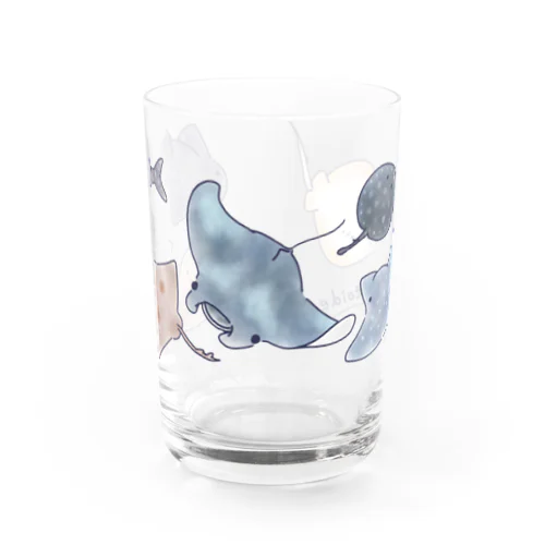 エイさんのなかまたち Water Glass