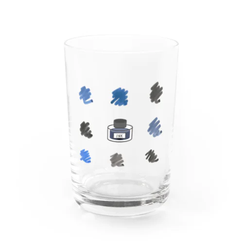 インク瓶と色見本 Water Glass