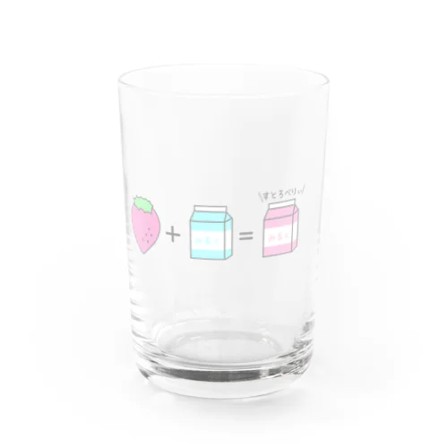 いちごみるく Water Glass