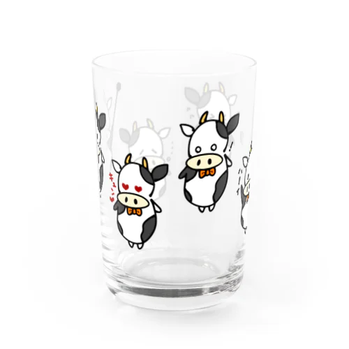 うしあきだらけ Water Glass