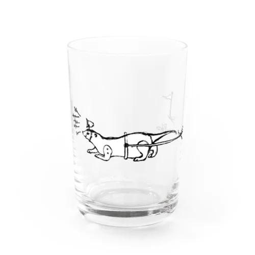 クッキーの運び屋イタチ Water Glass