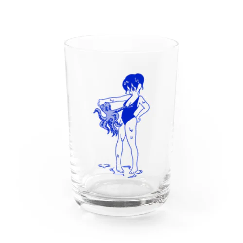 スク水すけべたこ Water Glass