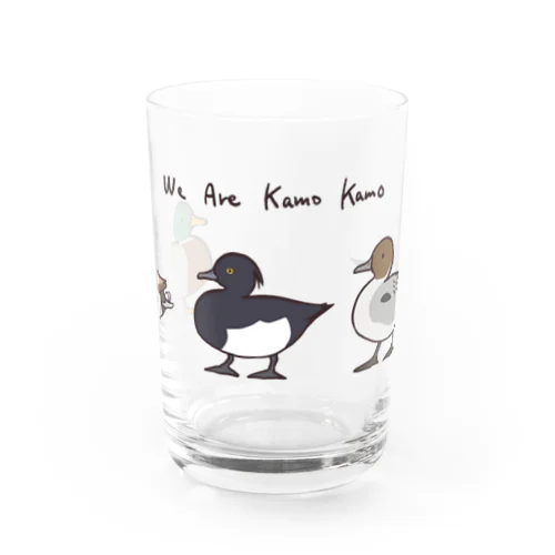 We Are Kamo Kamo Water Glass