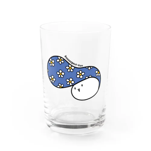 Reeeeegent-kun　-青に白いお花-  Water Glass