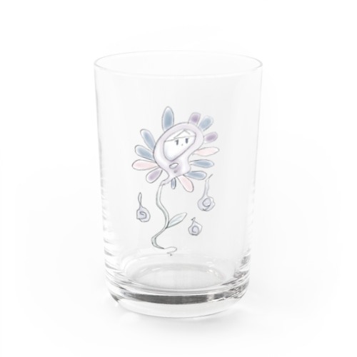お花のお化けグラス Water Glass