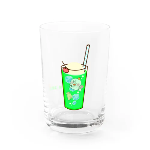 メロンソーダ専用グラス Water Glass