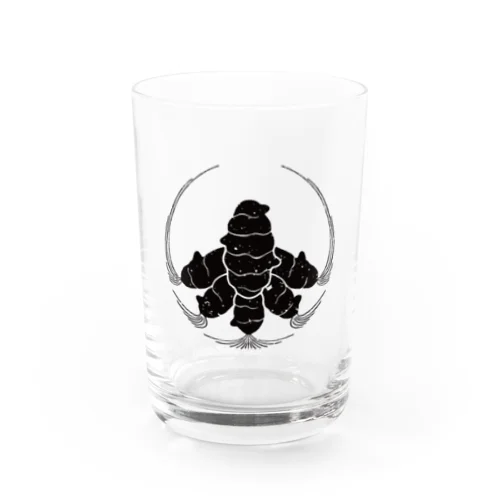 UCON LOGO BLACK Water Glass