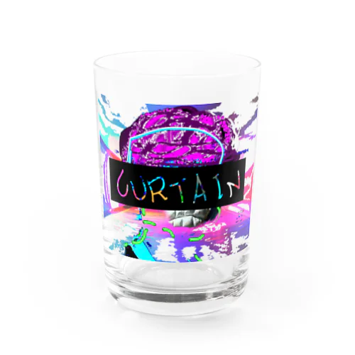 【CURTAIN】　１号　ロゴ グラス