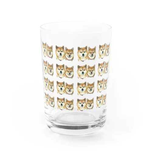 うちのこグッズ（ならび） Water Glass