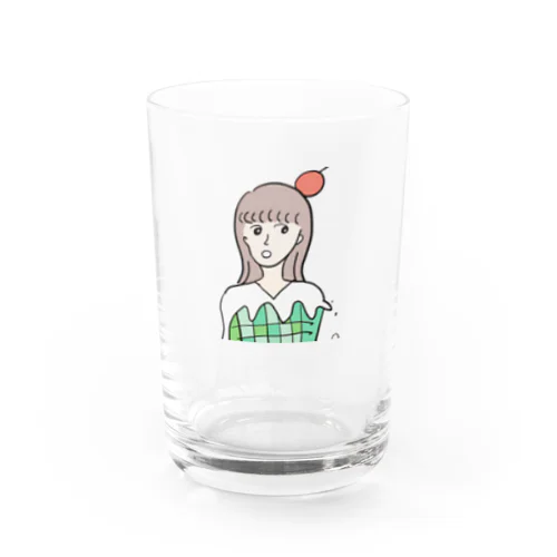 メロンソーダガノミタイナ Water Glass