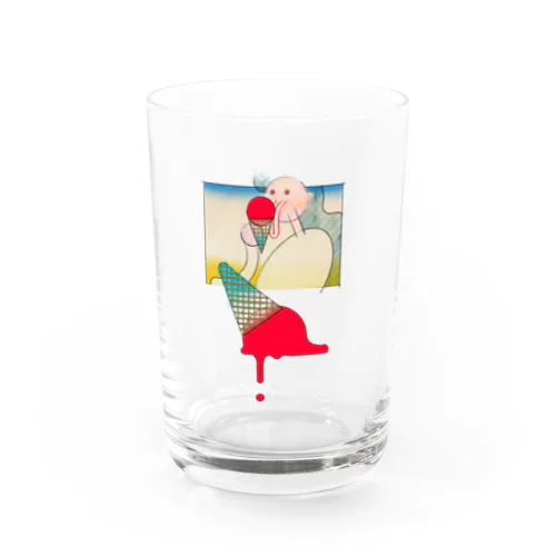 ずっと君をアイス Water Glass