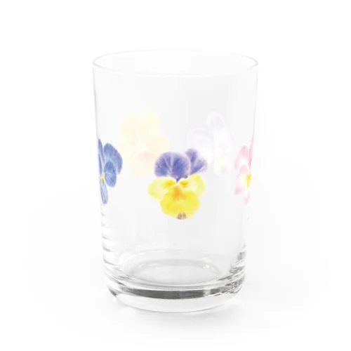 かわいいビオラ Water Glass