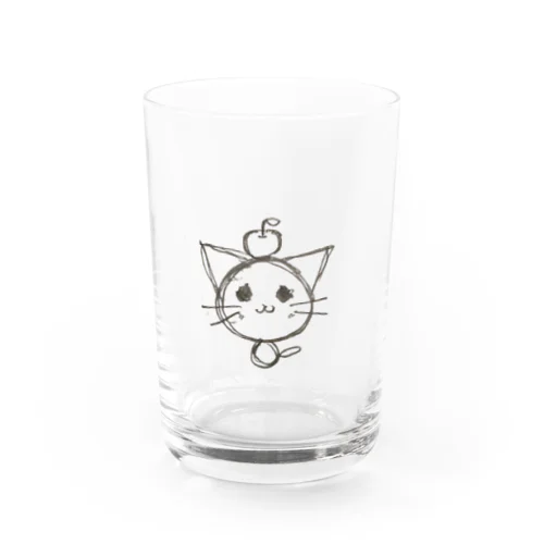 こぼねこ(りんご) Water Glass