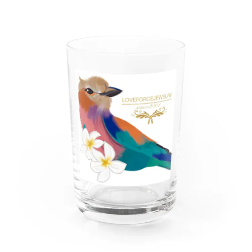 LOVEFORCEJEWELRYー虹鳥缶バッジ Water Glass