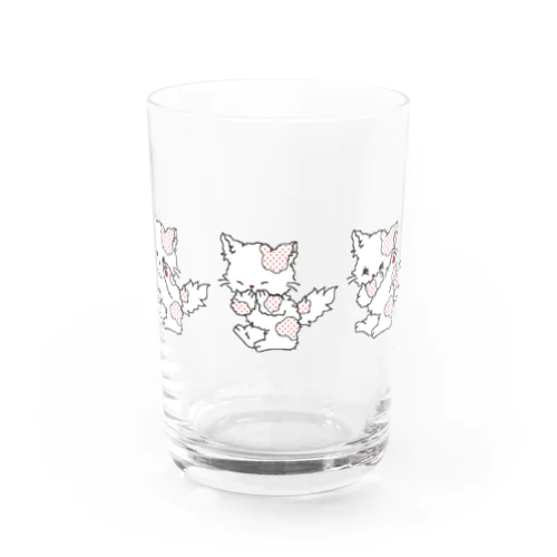 ねこdance Water Glass