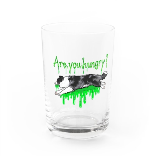 ボーダーコリー景虎グッズ Water Glass
