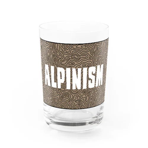 alpinism contour Water Glass