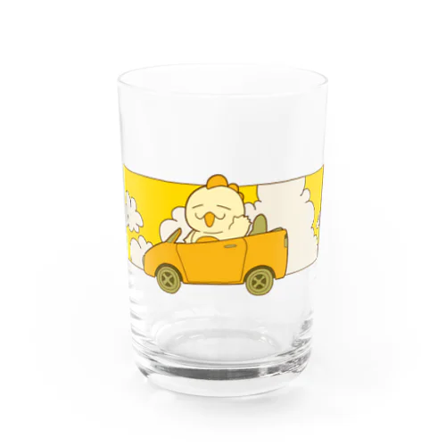 恐竜のニヤちゃん　黄色の空シリーズ Water Glass