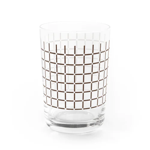 ラックレール（格子模様） カップ・グラス Water Glass