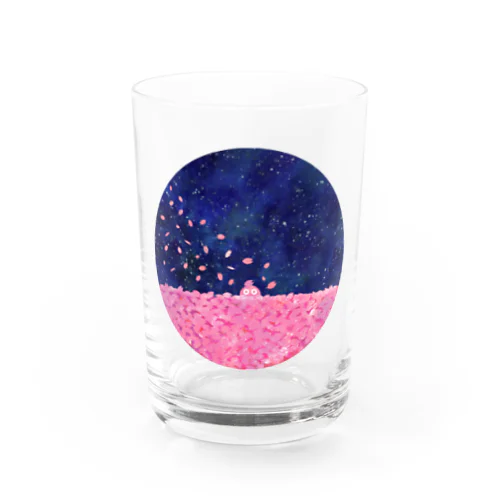 真夜中のサクラ Water Glass