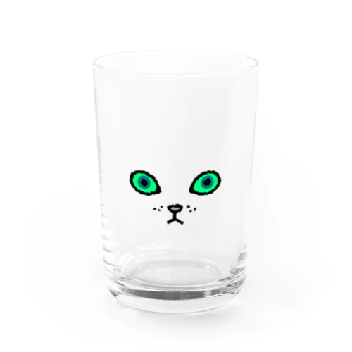 ねこグラス・みどり Water Glass