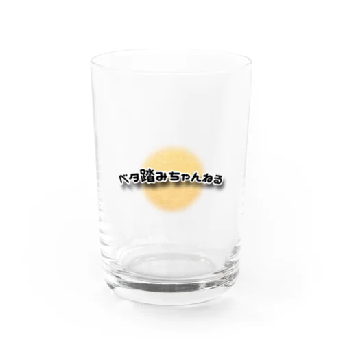 ベタ踏みちゃんねるファングッズ Water Glass