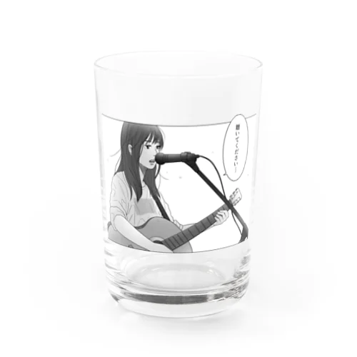 グラス【聴いてください。】 Water Glass