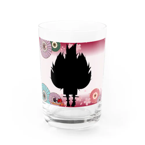 ｢公式｣妖VTuber･冬椿シルエットグラス Water Glass