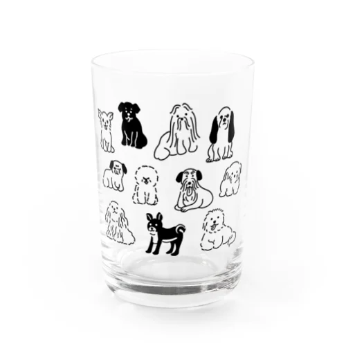 dogs Water Glass