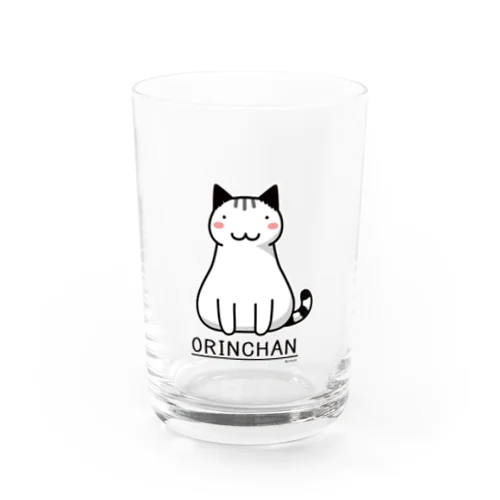 猫のお座りおりんちゃん グラス