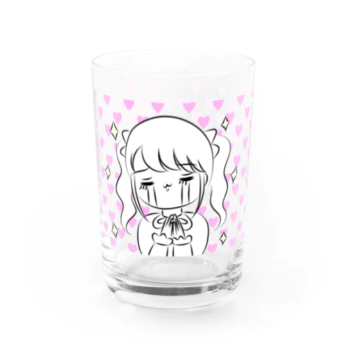 推し大好きちゃん 推しに感謝 Water Glass