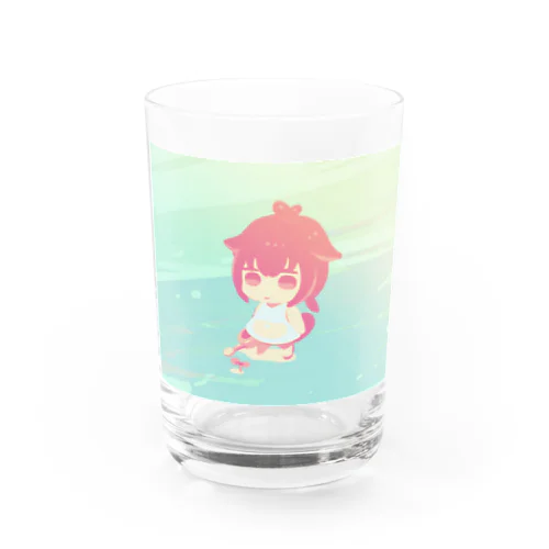 Kawaii かわいいめばえちゃん Water Glass