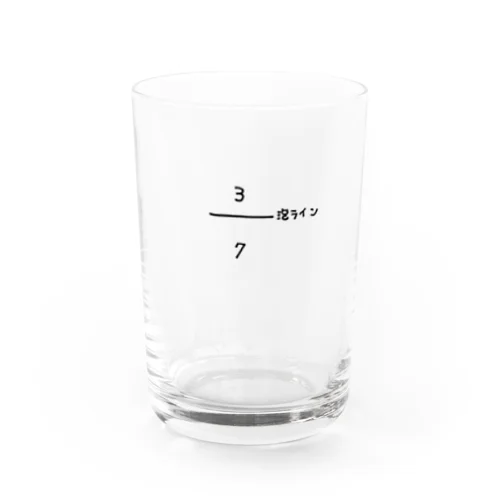 Hachioji_sakaba_3:7の泡ライン Water Glass