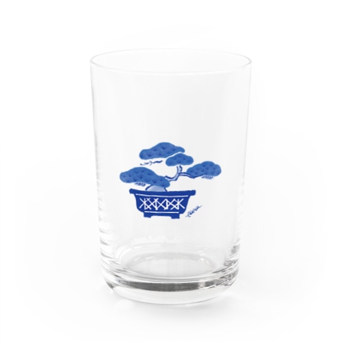 松の盆栽 Water Glass