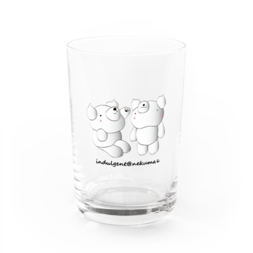 寝クマ Water Glass