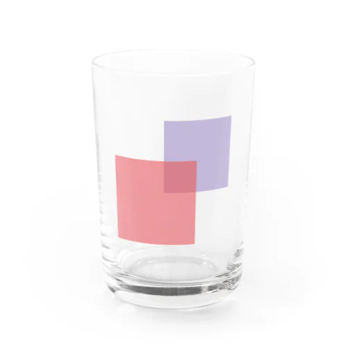 Dot square Water Glass