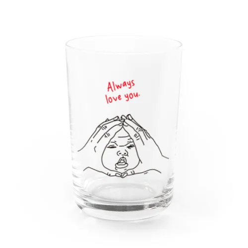 おぶすTシャツ Water Glass