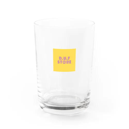 DUF BOXロゴ Water Glass