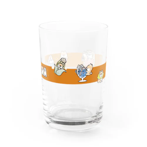 ダジャレを言う犬（いっぱい） Water Glass