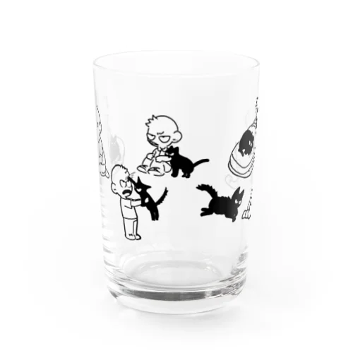 くろねこさん Water Glass