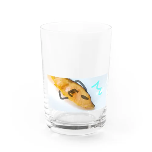 マブダチの強面紅鮭さん。 Water Glass