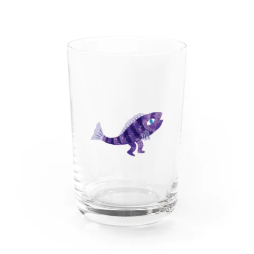 変な魚（背景なしver.） Water Glass