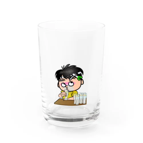 男には飲まなきゃやってられない時もある Water Glass