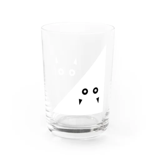 シロクロ猫 Water Glass