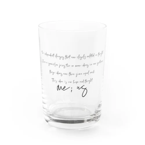 me;us  Water Glass