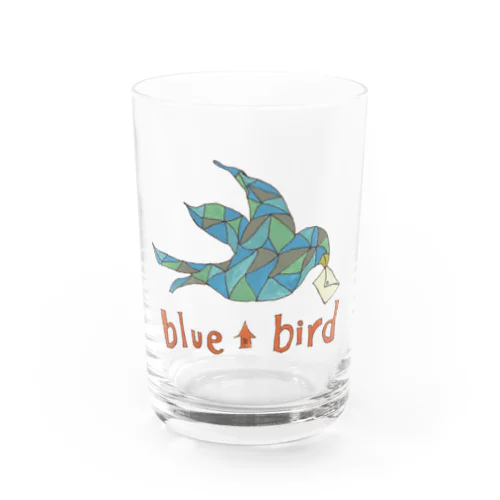 blue bird グラス