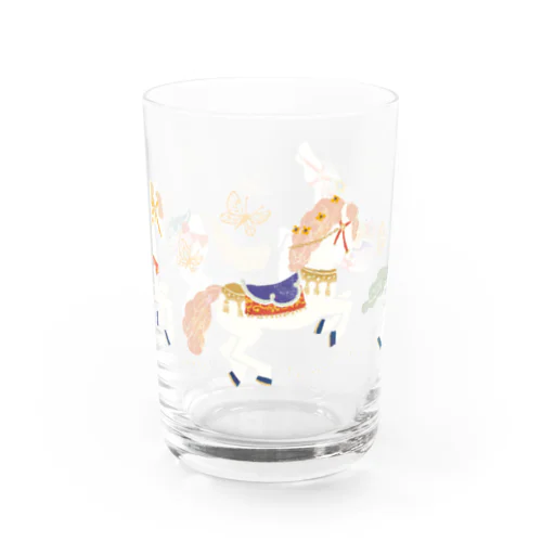 Merry Go Roud Water Glass