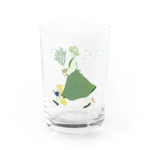 オリーブの木を植えようか Water Glass