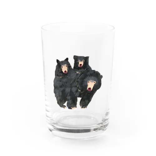 ナマケグマファミリー Water Glass